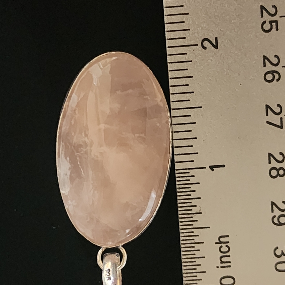 Rose Quartz Pendant 🤍 - Picture 3 of 3